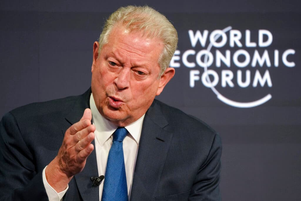 AP/Markus Schreiber Vice President Gore at Davos, Switzerland, May 25, 2022.