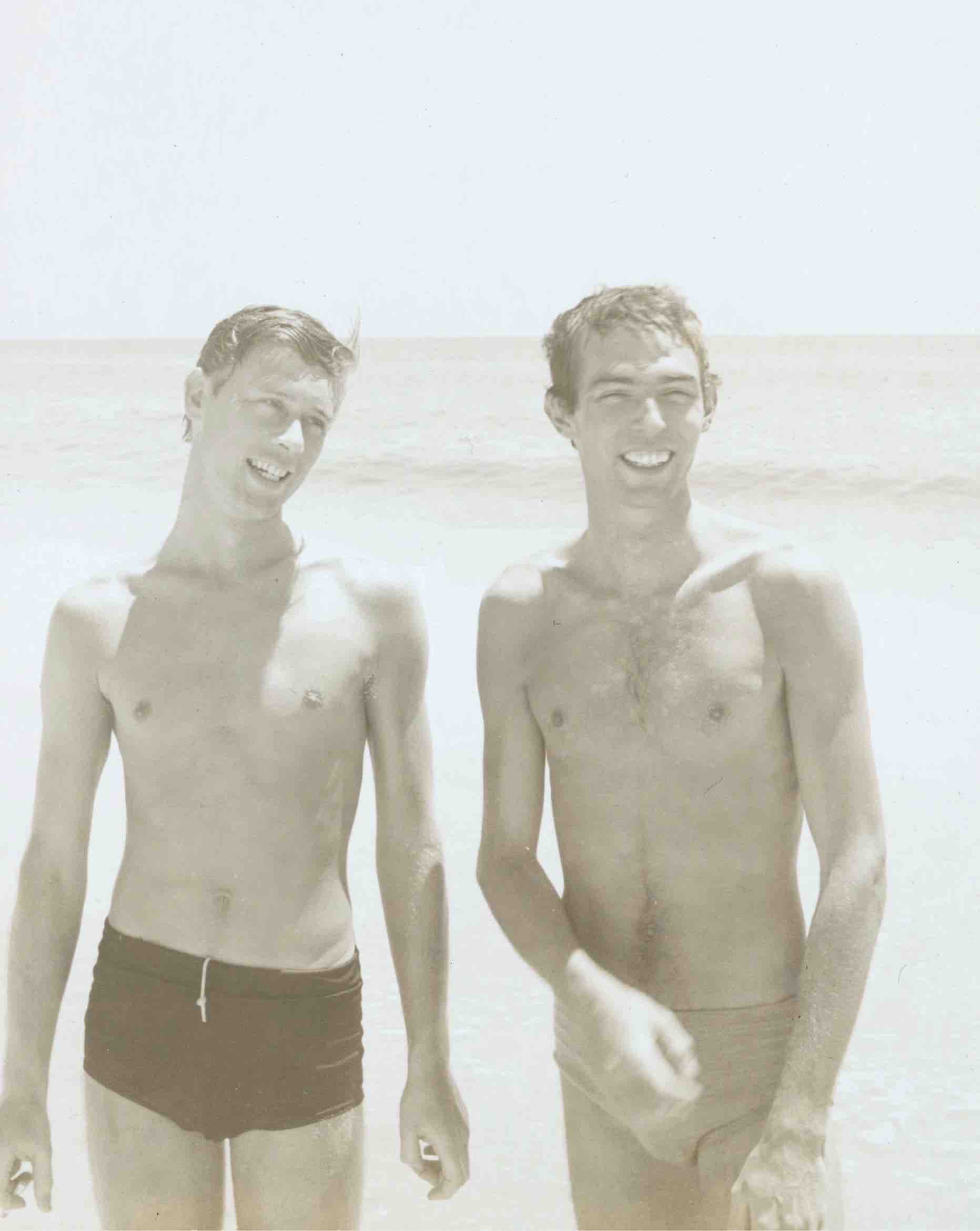 © 2026 The Peter Hujar Archive/Artists Rights Society (ARS), New York. Photo: Peter Hujar, courtesy the Peter Hujar Collection, the Morgan Library & Museum, New York
Paul Thek and Peter Hujar pictured in 1961.