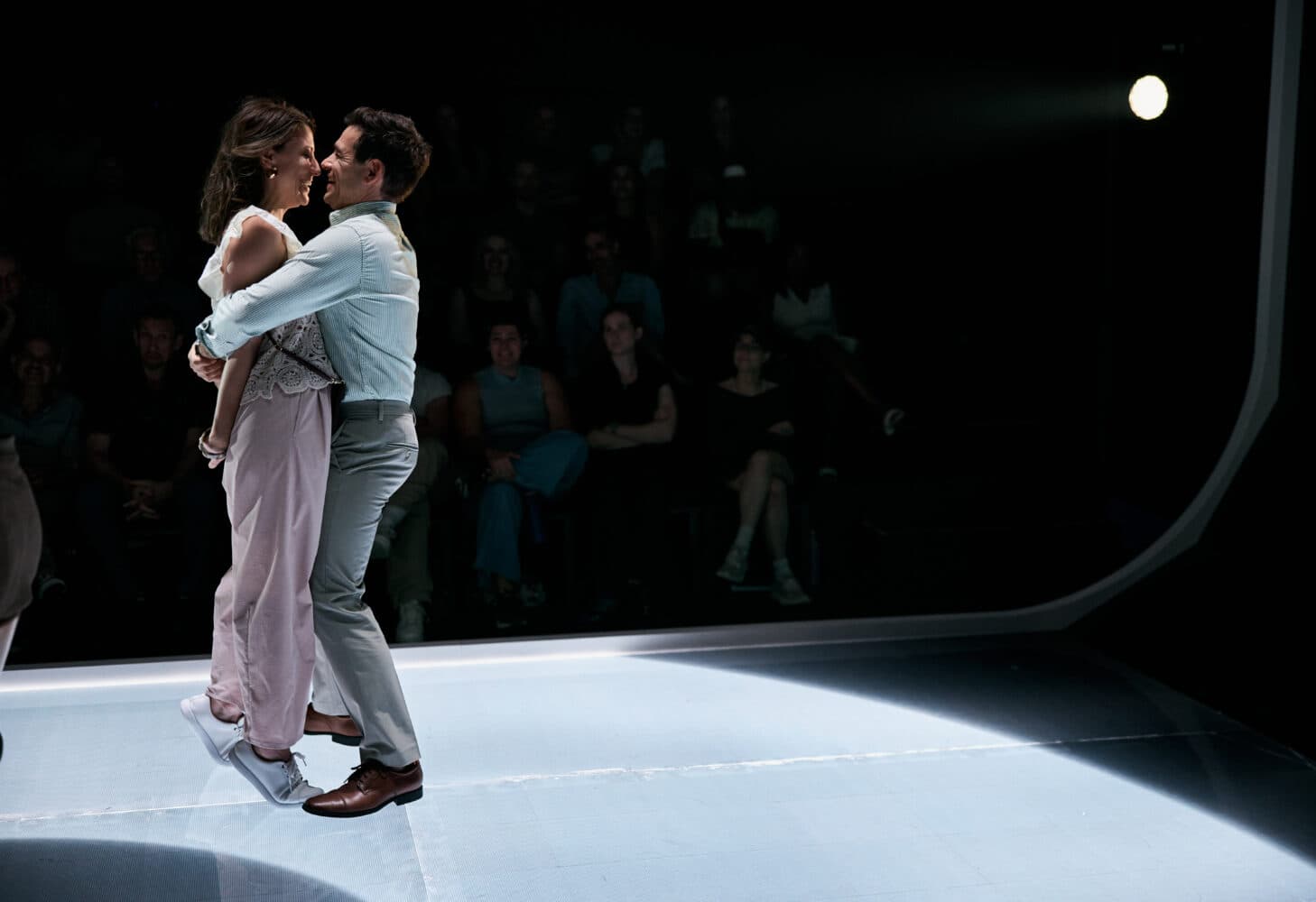 Emilio Madrid Irene Sofia Lucio and Jason Ralph in 'Disruption.'