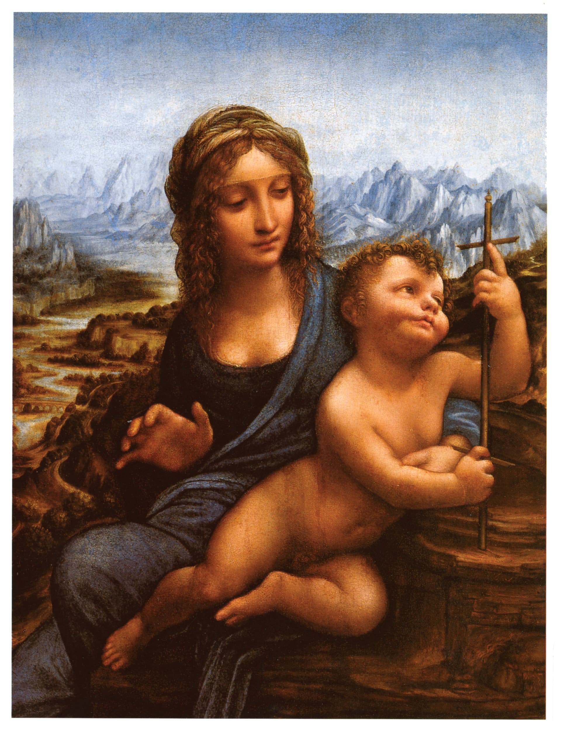 Wikimedia Commons 'Madonna of the Yarminder,'by Leonardo da Vinci, ca. 1501.