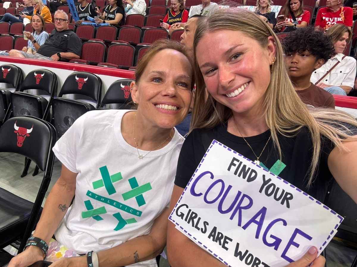 XX XY Athletics founder Jennifer Sey attends the Chicago Sky-Indiana Fever game on August 7, 2026, at Chicago. Featured image for Clothing Brand Aimed at Protecting Women’s Sports Enjoys Record Sales
