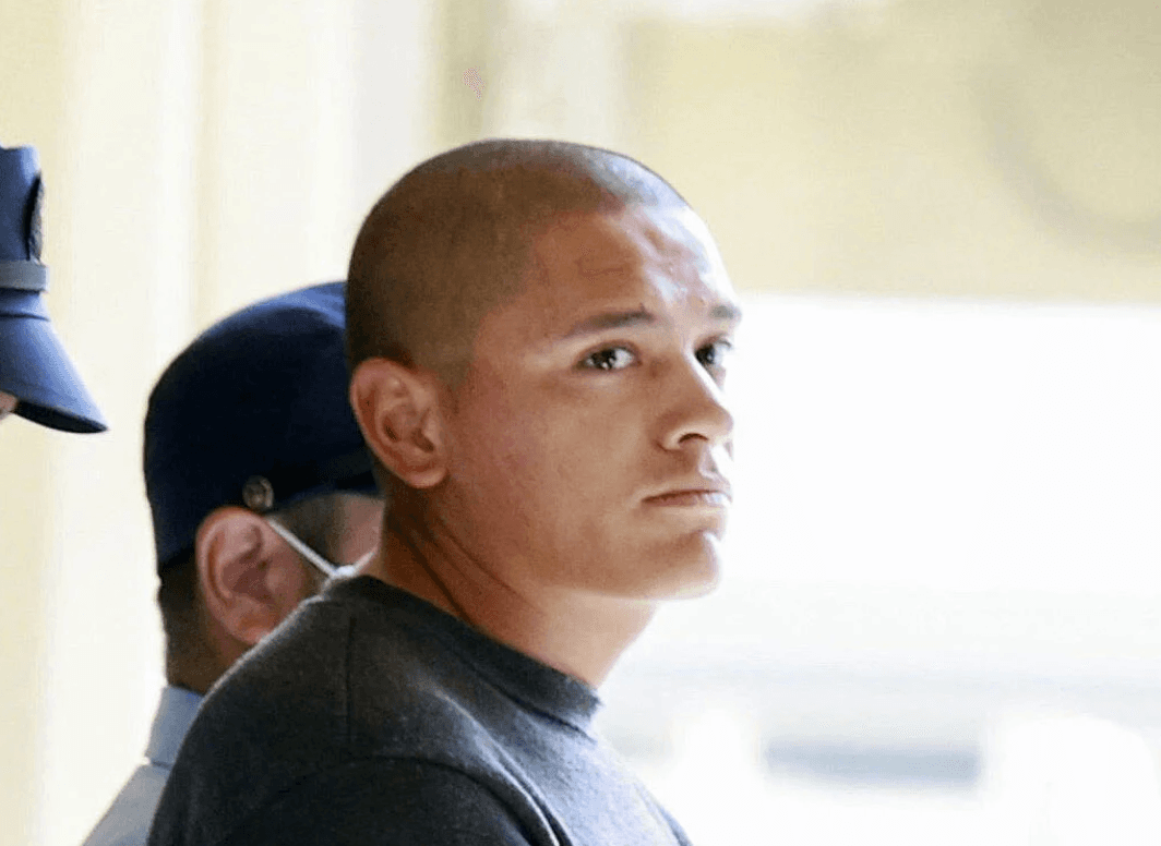Via X U.S. Marine Devin Jacob Ballard in custody for an alleged robbery and murder of a woman at Okinawa.
