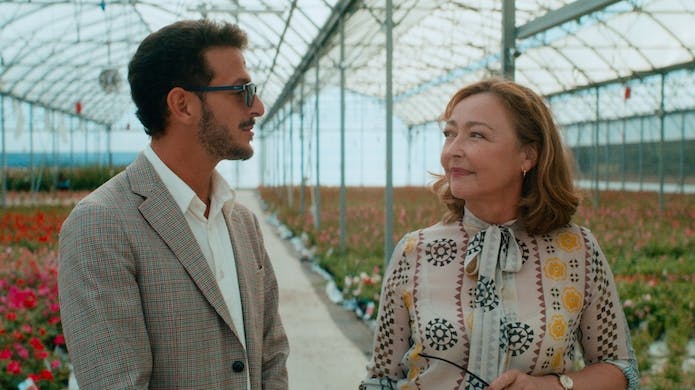 Vincent Dedienne and Catherine Frot in ‘The Rose Maker.’ Courtesy of Music Box Films