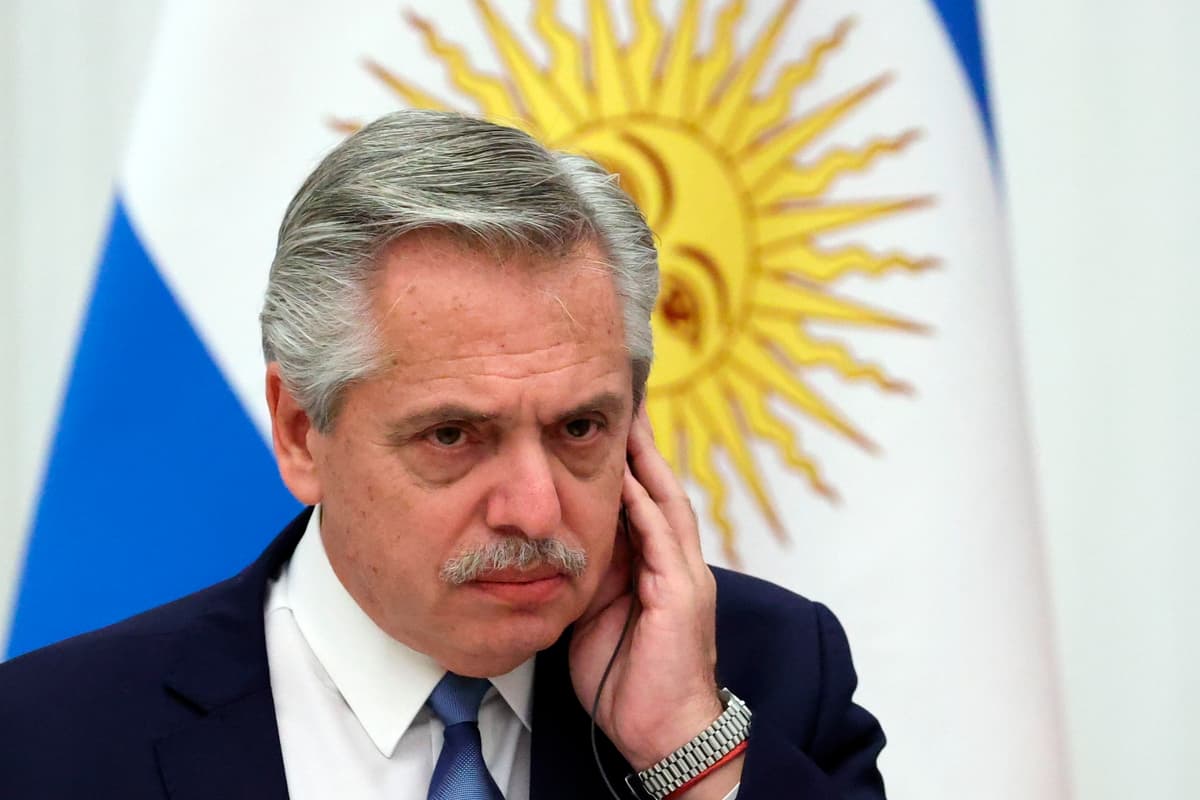 President Fernandez of Argentina. Sputnik, Kremlin Pool Photo via AP, Sergei Karpukhin