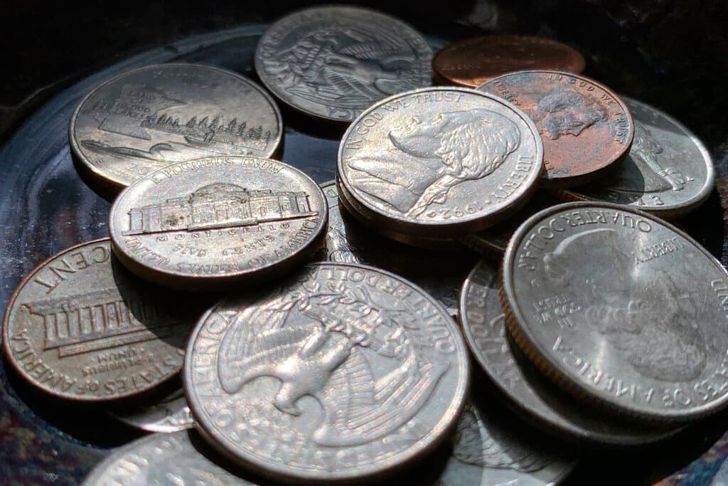 American coins, currently in short supply. AP Photo/Jenny Kane