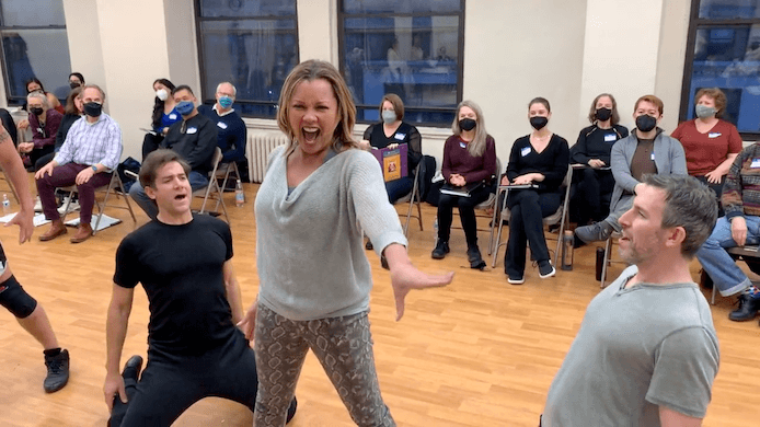 Vanessa Williams in rehearsal for 'Anyone Can Whistle.' Jason Brouillard The New York Sun