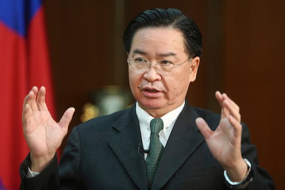 AP/Chiang Ying-ying Taiwan’s minister of foreign affairs, Joseph Wu, in December 2019.