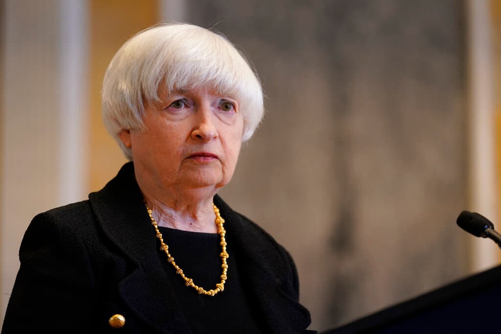AP/Susan Walsh The treasury secretary, Janet Yellen.