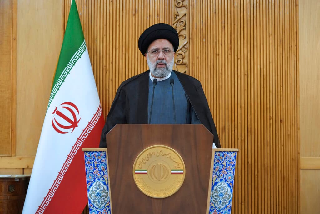AP/Vahid Salemi The Iranian president, Ebrahim Raisi.