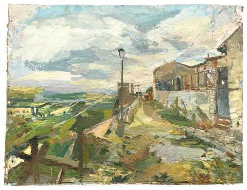 Stanley Lewis, ‘Monte Castello di Vibio - View from the Wall,’ 2018. Betty Cuningham Gallery