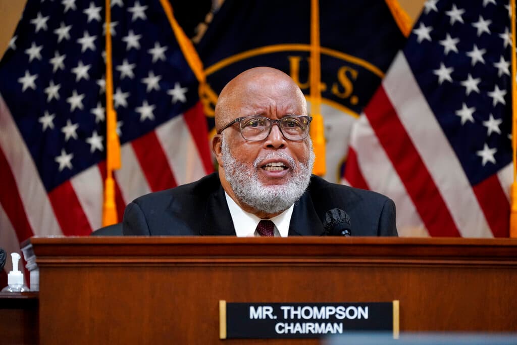 AP/J. Scott Applewhite Representative Bennie Thompson at the Capitol, June 21, 2022.