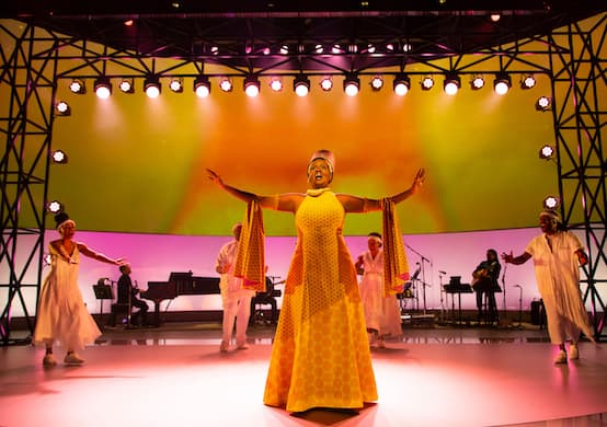 © T Charles Erickson Photography Somi Kakoma in ‘Dreaming Zenzile’ at McCarter Theatre Center.