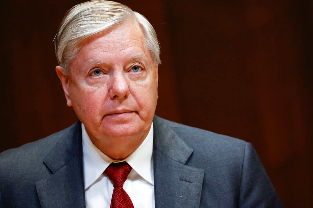Ting Shen/pool via AP Senator Lindsey Graham.