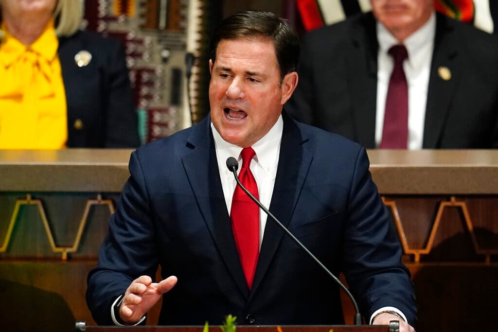 AP/Ross D. Franklin Governor Doug Ducey of Arizona has been one of the nation's most outspoken supporters of school choice initiatives.