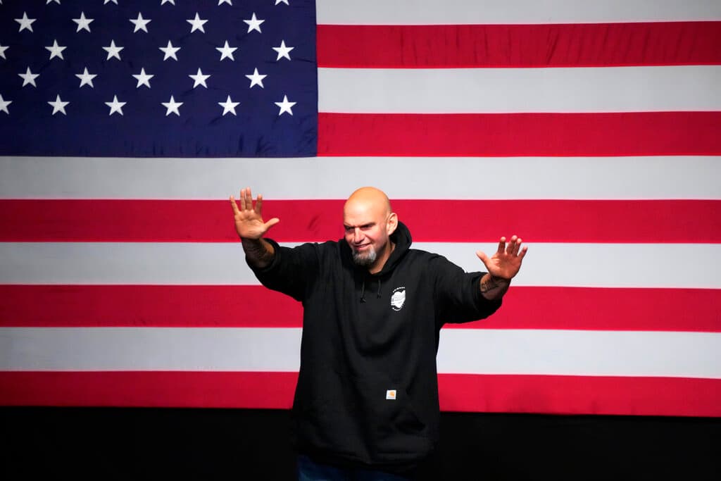 AP/Gene J. Puskar Senator John Fetterman in 2022.