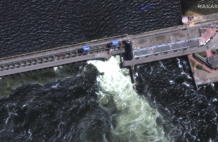 Maxar Technologies via AP