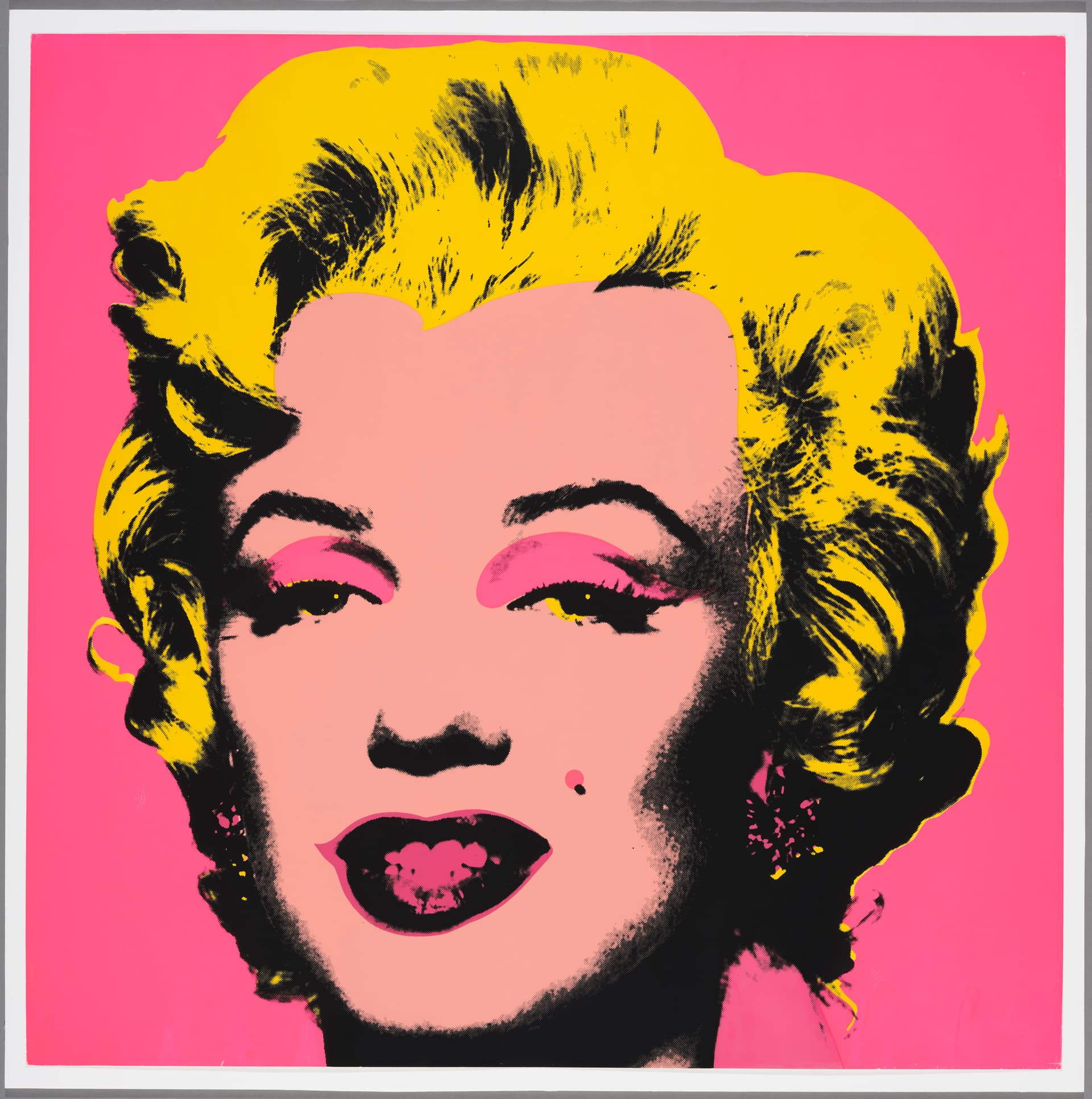 Collection of the Jordan Schnitzer Family Foundation. Image: Aaron Wessling Photography. © The Andy Warhol Foundation for the Visual Arts, via Hugh Lane Gallery Andy Warhol, 'Marilyn,' AP edition C/Z, 1967, Screenprint. Detail.