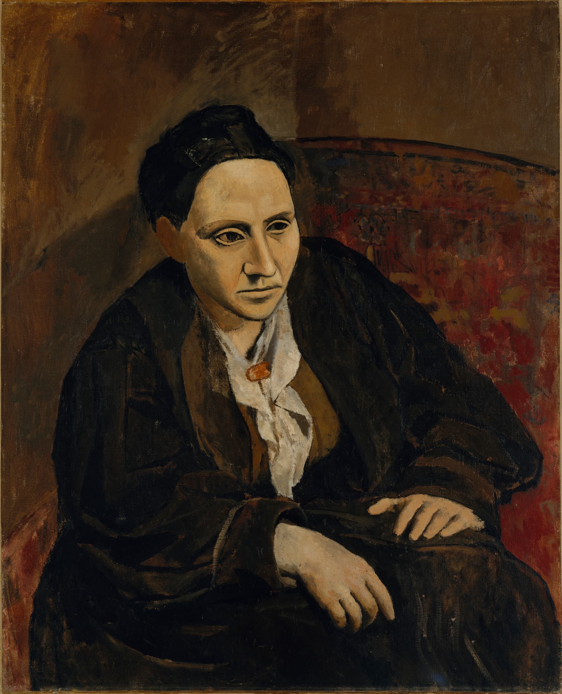 Metropolitan Museum of Art 'Portrait of Gertrude Stein,' by Pablo Picasso, 1905-6. Metropolitan Museum of Art