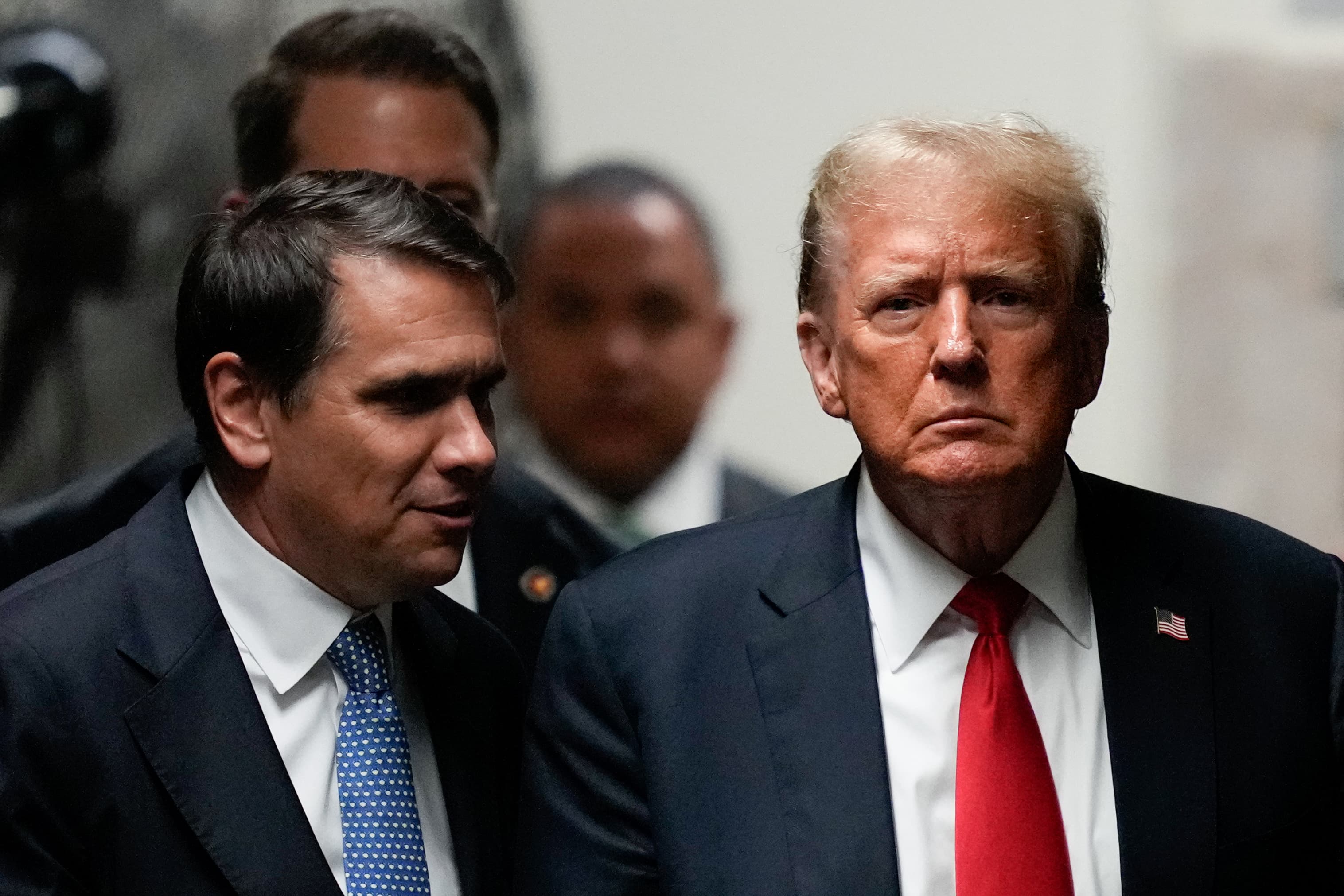 President Trump, alongside Todd Blanche, at Manhattan Criminal Court on May 28, 2024 at New York City. President Trump, alongside Todd Blanche, at Manhattan Criminal Court on May 28, 2024 at New York City.