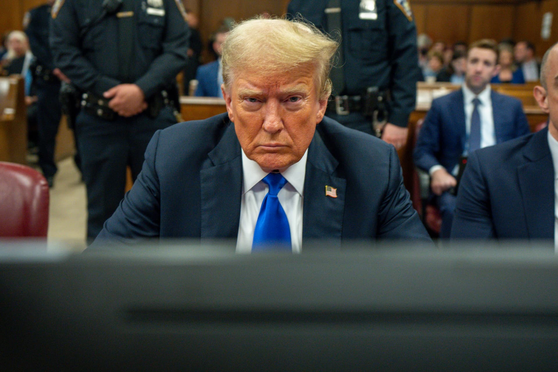 Steven Hirsch-Pool/Getty Images President Trump appears in court for his hush money trial at Manhattan Criminal Court on May 30, 2024, at New York City.