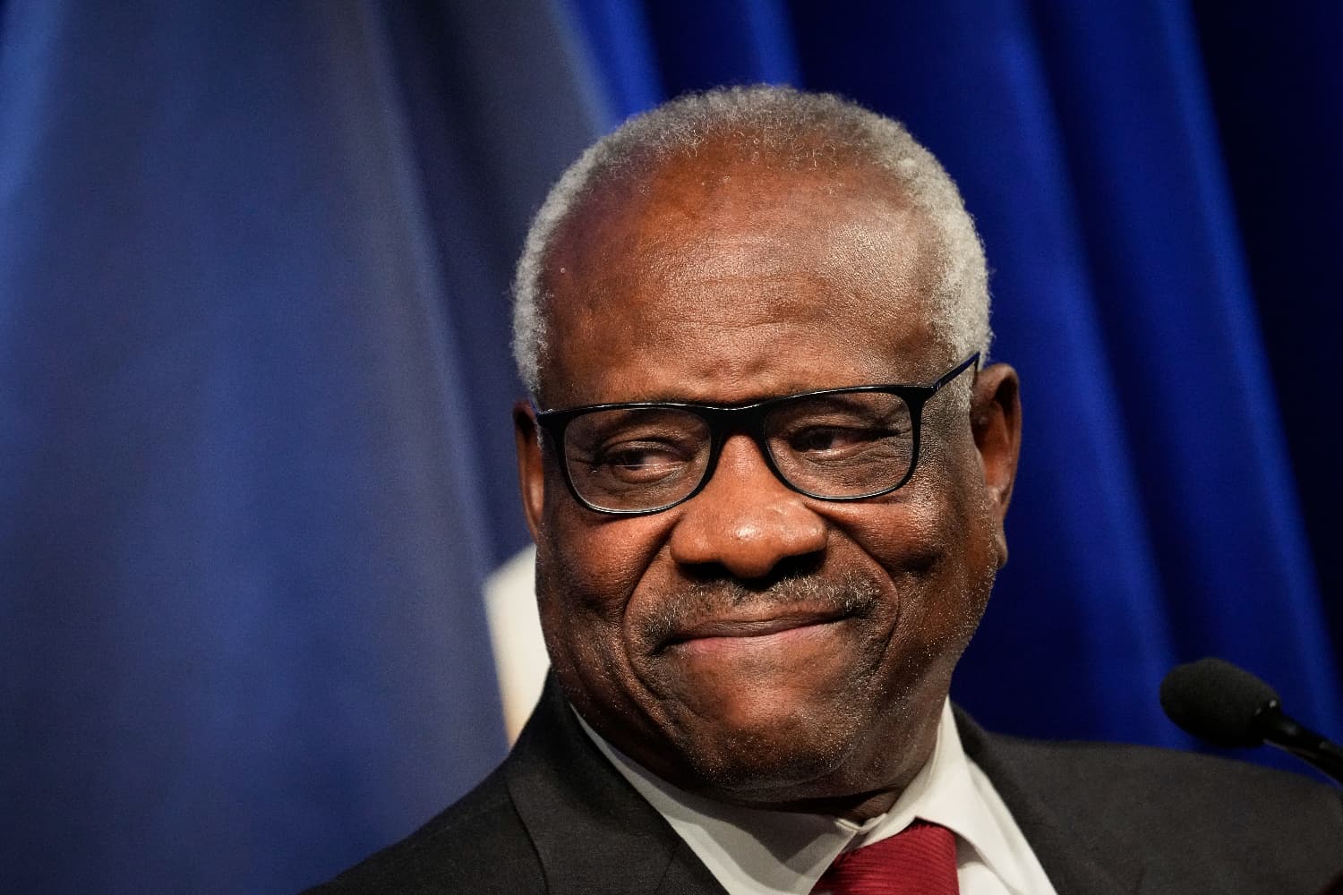 Drew Angerer/Getty Images Associate Supreme Court Justice Clarence Thomas speaks at the Heritage Foundation on October 21, 2021 at Washington, DC.