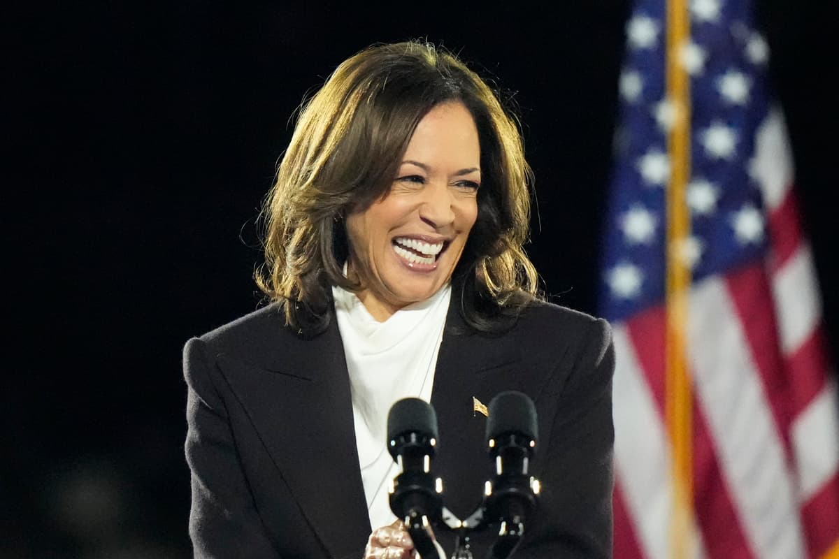 AP/Stephanie Scarbrough Vice President Harris in 2024.