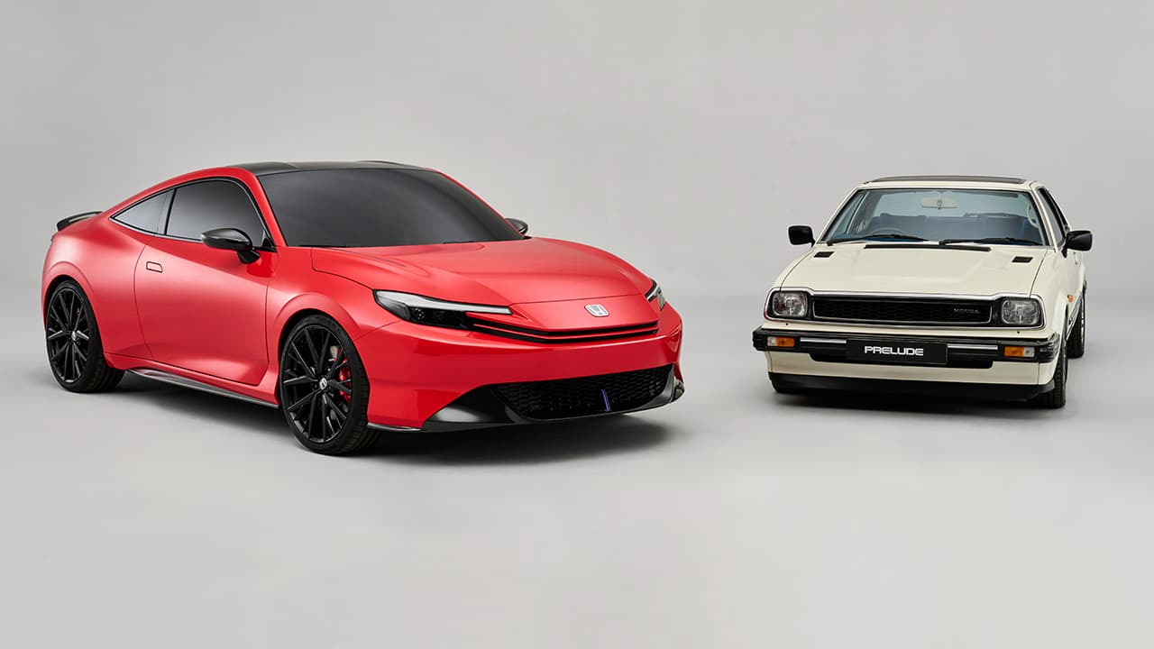 Courtesy Honda The Honda Prelude.