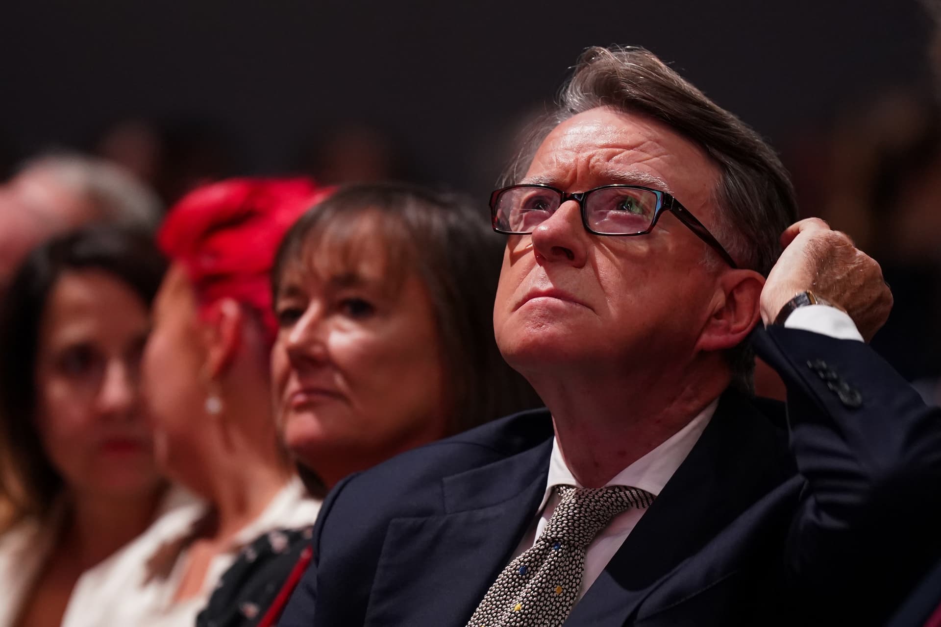 Ian Forsyth/Getty Images Lord Peter Mandelson at the Labour Party conference in 2023.