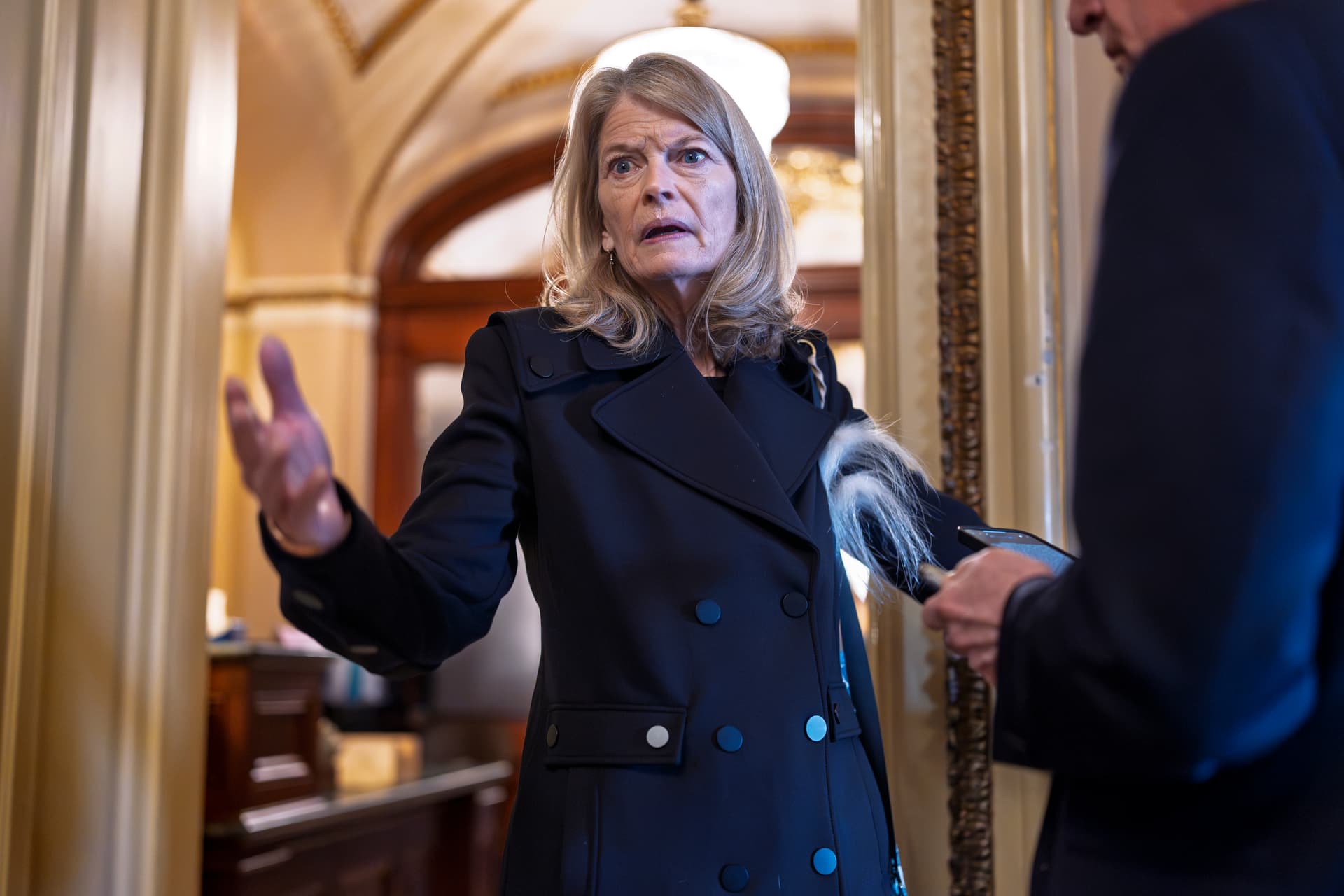 AP/J. Scott Applewhite Senator Murkowski at the Capitol.