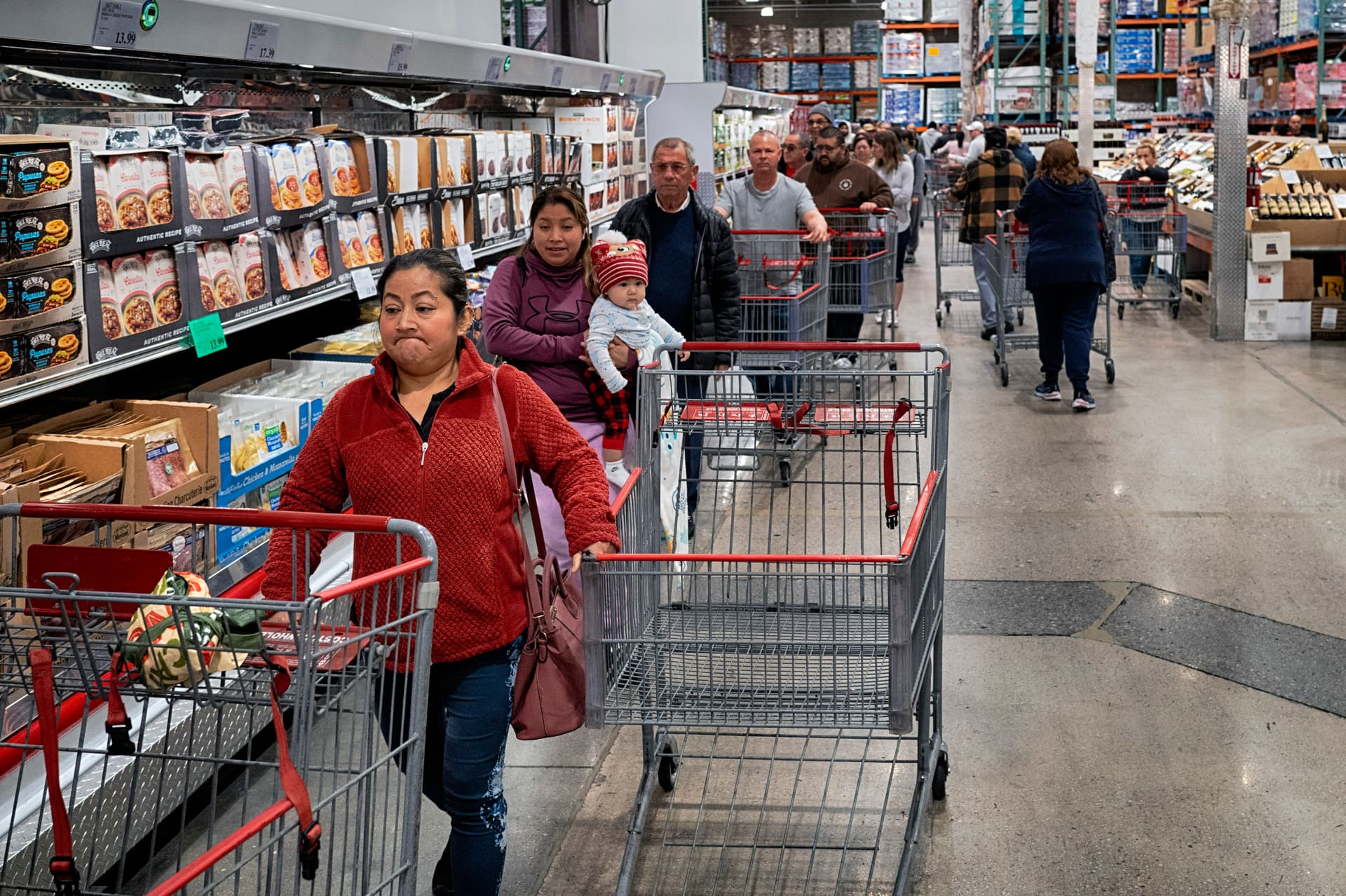 AP/Richard Vogel, file Customers line up for eggs at a Costco at Los Angeles, February 19, 2025.