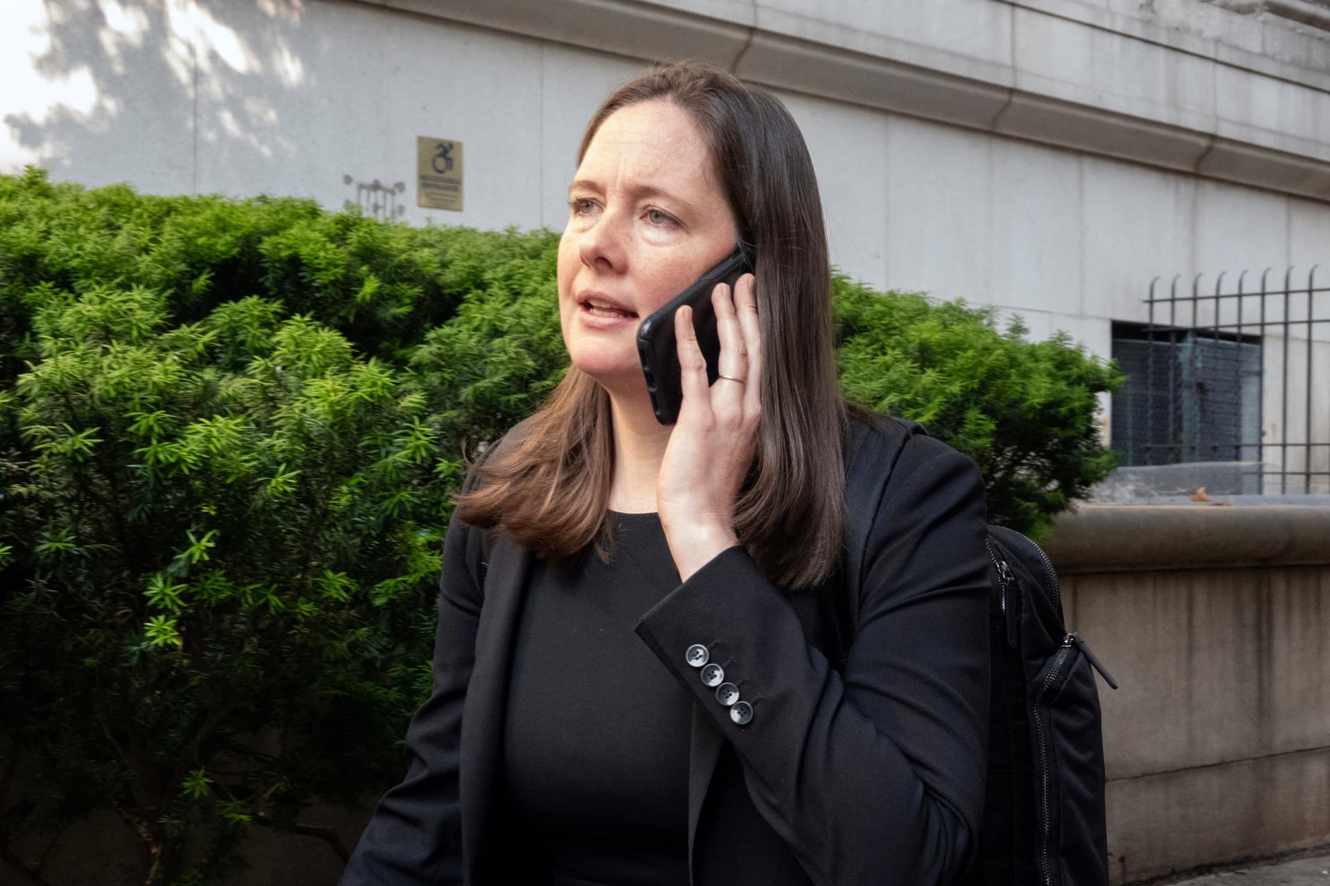 AP/Ted Shaffrey Then-Assistant United States Attorney Maurene Comey outside court during the Sean 'Diddy' Combs sex trafficking trial, June 3, 2025.
