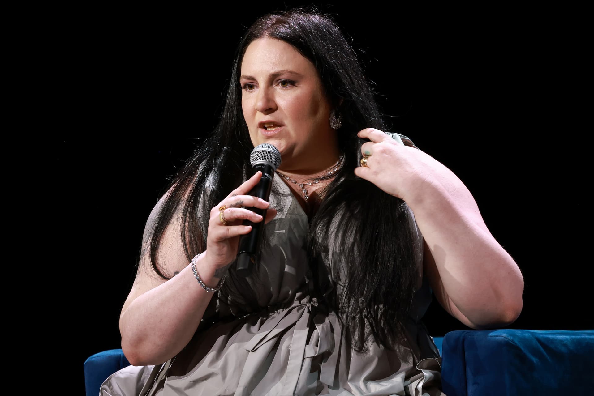 Jason Mendez/Getty Images for Tribeca Festival Lena Dunham at the 2025 Tribeca Festival.
