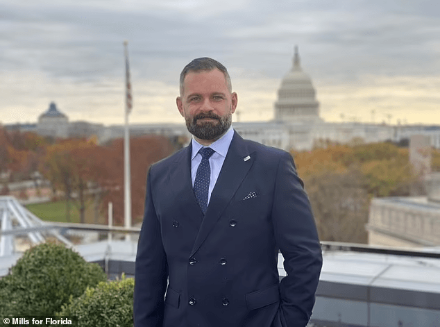 MillsforFlorida.com Congressman Cory Mills has been accused of domestic abuse and accepting government contracts, which members of Congress are barred from doing.