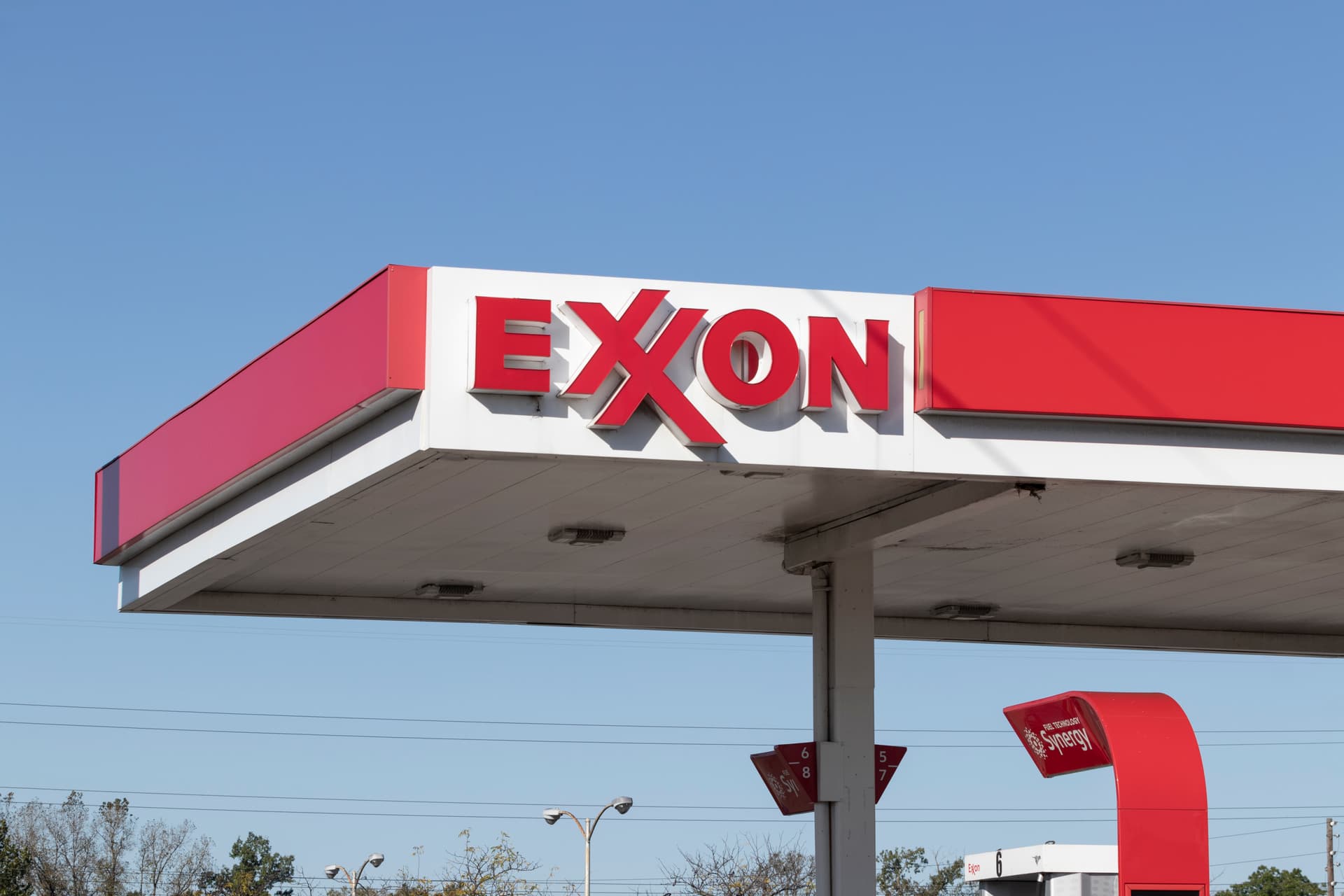 Getty Images An Exxon gas station at Indianapolis.