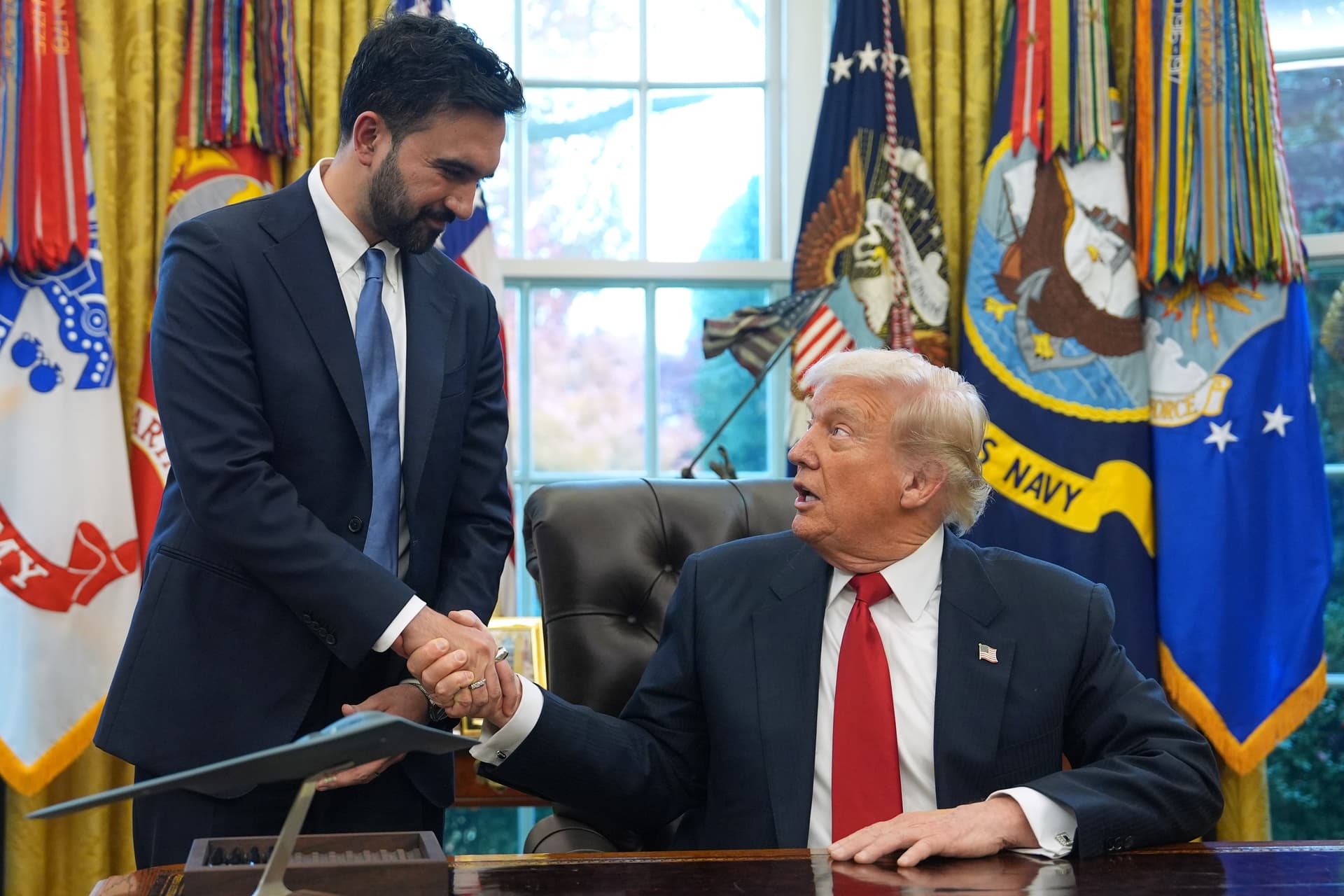 AP/Evan Vucci President Trump with Mayor-elect Zohran Mamdani in the Oval Office.