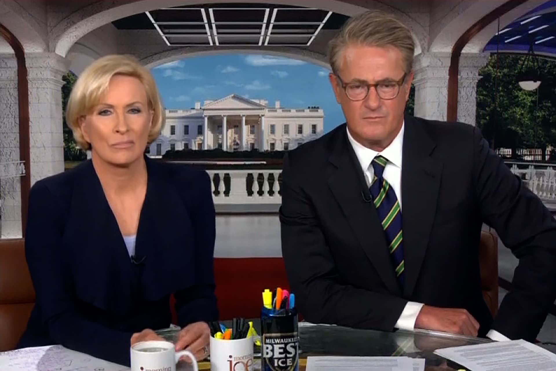 NBCUniversal Joe Scarborough and Mika Brzezinski of 'Morning Joe.'