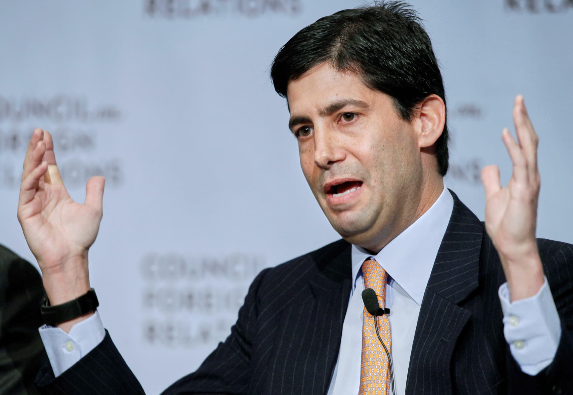 AP/Mark Lennihan President Trump's choice for Fed chairman, Kevin Warsh, on November 28, 2011 at New York.