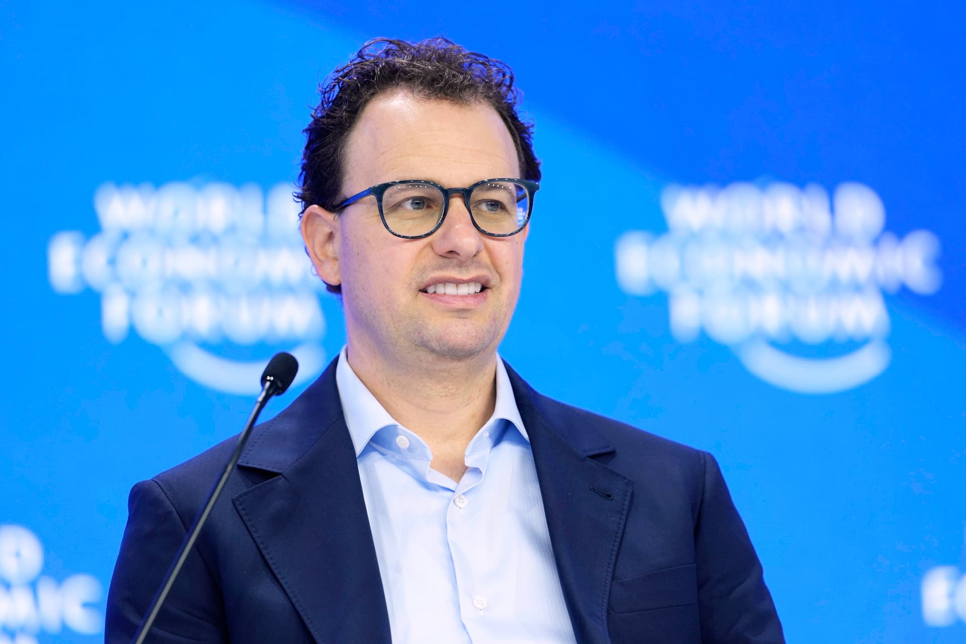 Markus Schreiber/AP The chief executive and co-founder of Anthropic, Dario Amodei, attends the annual meeting of the World Economic Forum at Davos, Switzerland, on January 23, 2025.