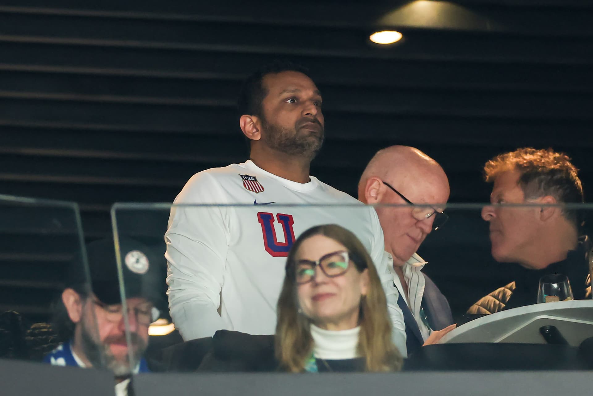 Elsa/Getty Images Federal Bureau of Investigation Director Kash Patel looks on prior to the Men's Gold Medal match between Canada and the United States on day 16 of the Milano Cortina 2026 Winter Olympic games at Milano Santagiulia Ice Hockey Arena on February 22, 2026 in Milan, Italy.