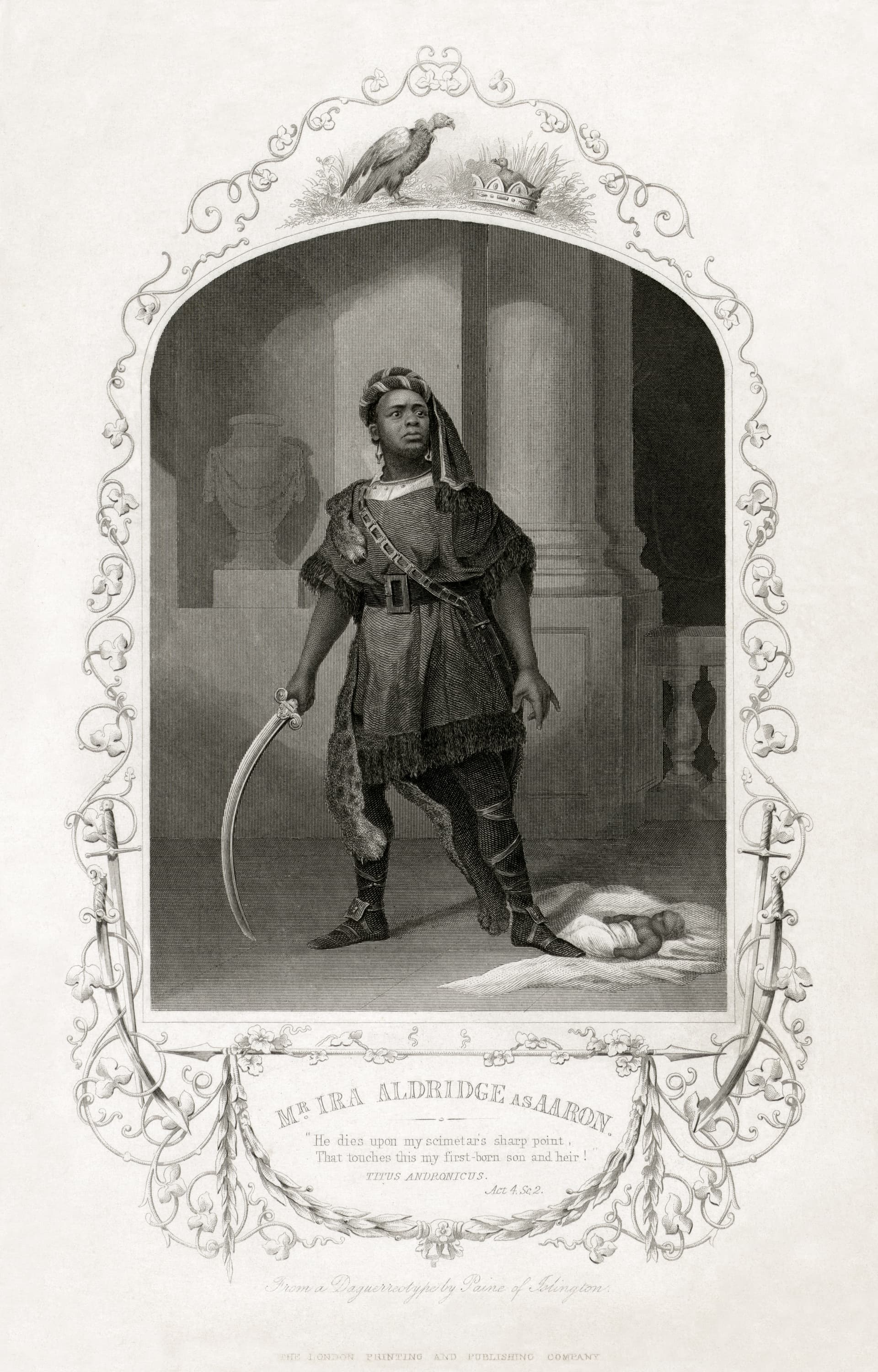 Wikimedia Commons Ira Aldridge in 'Titus Andronicus'