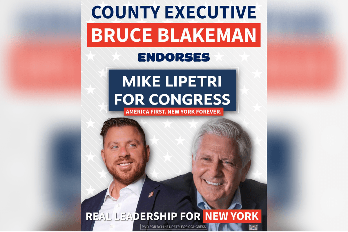 Via Facebook Mike LiPetri officially jumped in the race for a congressional seat on Tuesday, telling The New York Sun he is 'the next generation, commonsense Republican who has real skin in the game.'
