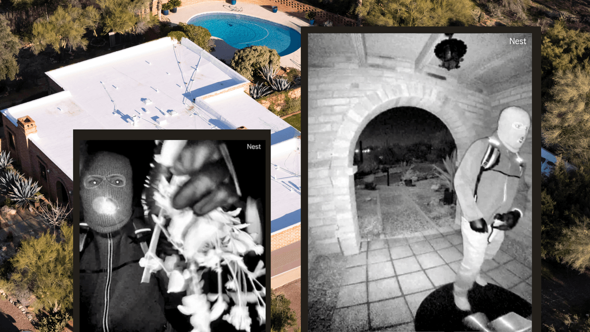 FBI / Rebecca Noble/Getty Images New surveillance images show a masked man at Nancy Guthrie's doorstep the morning of her disappearance.