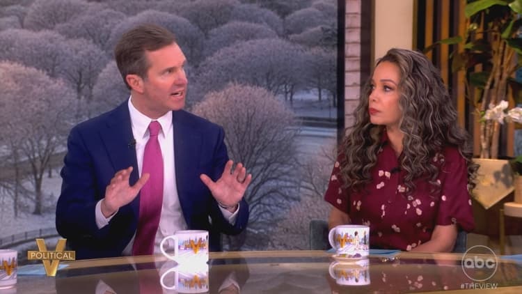ABC Democratic Kentucky Governor Andy Beshear speaks to far left co-host Sunny Hostin on 'The View.'