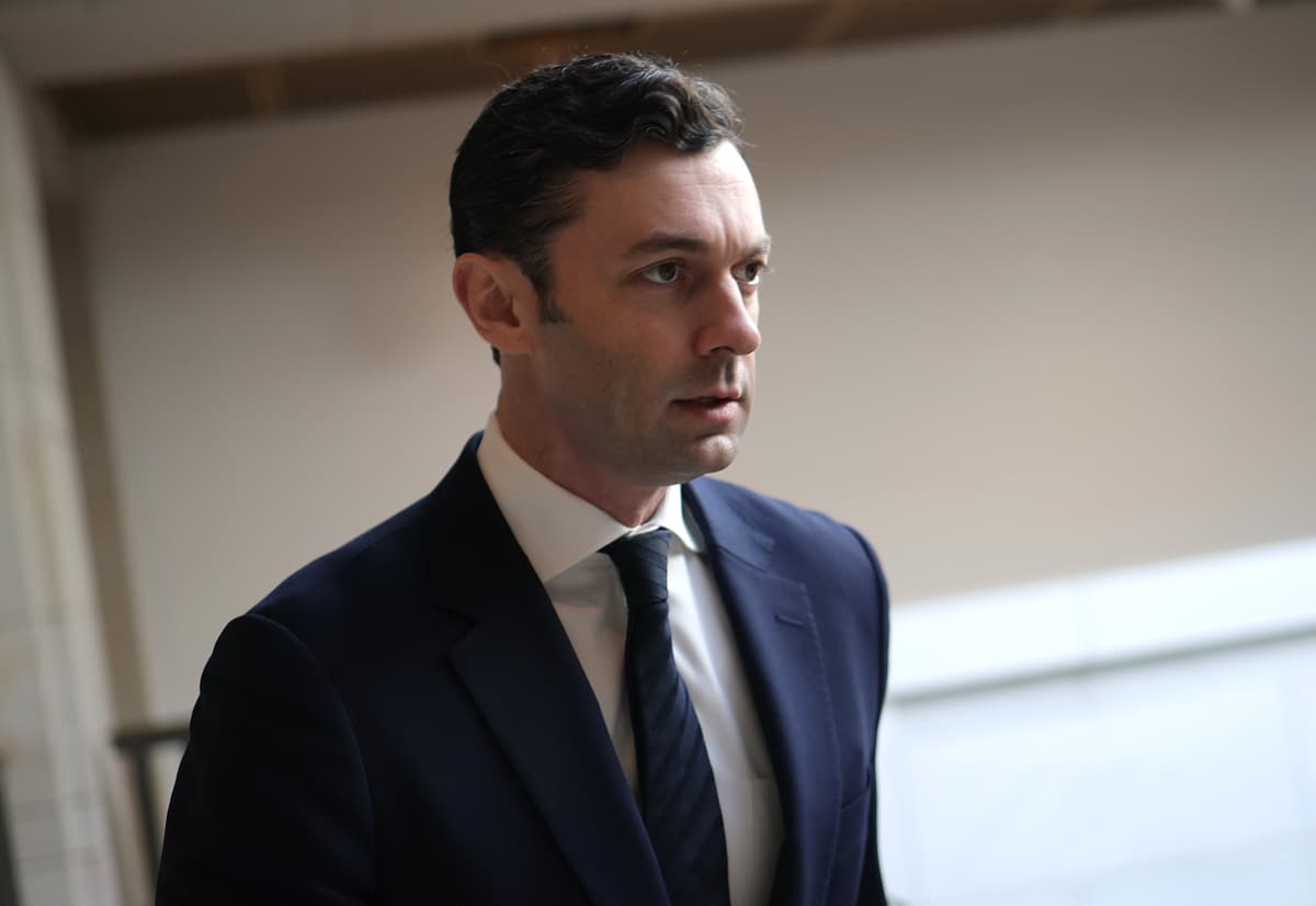 Kevin Dietsch/Getty Images Senator Jon Ossoff at the Capitol on January 13, 2026.