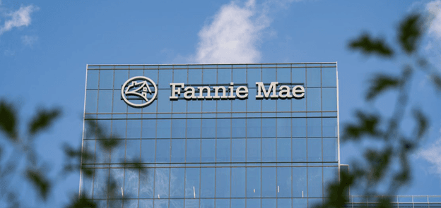 Via X Fannie Mae, whose Reston, Virginia, office is seen here, will now accept crypto-backed mortgages for home purchases.