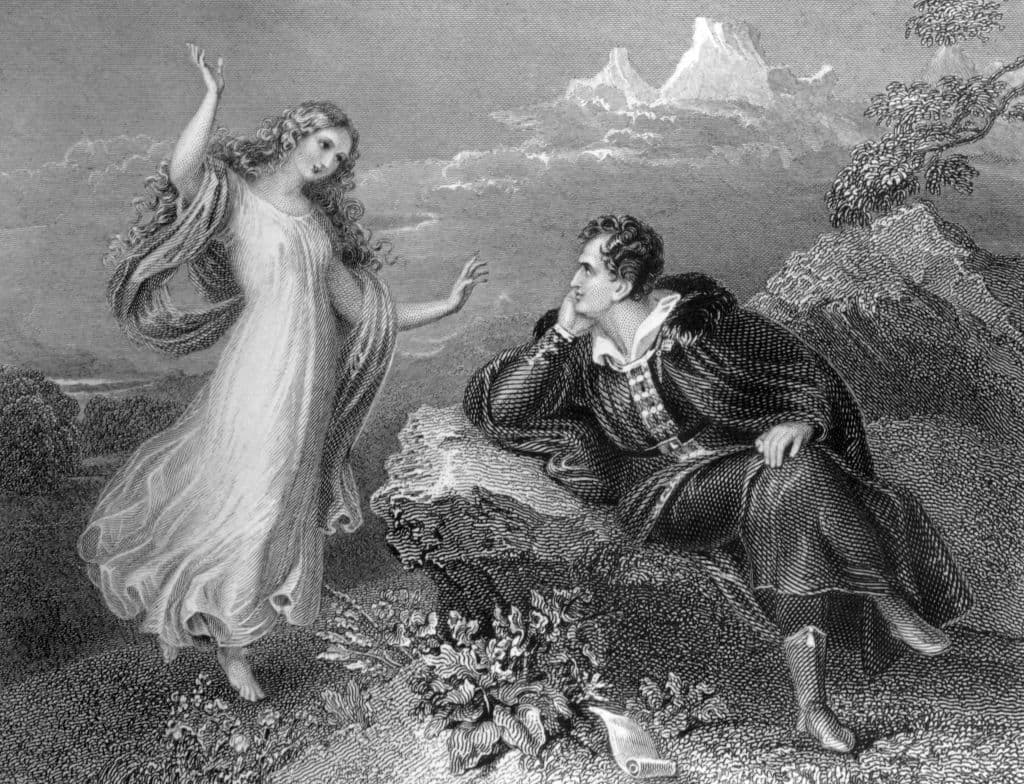 Hulton Archive/Getty Images Lord Byron and his muse