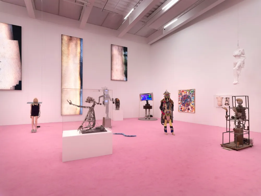 Dario Lasagni/Courtesy New Museum The 'Hall of Robots' in 'New Humans: Memories of the Future' at the New Museum.