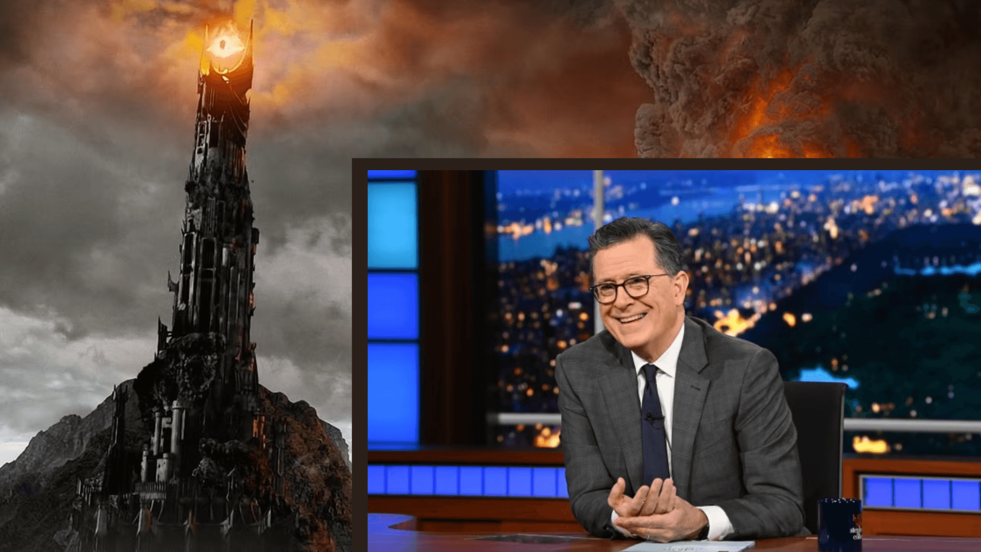 Warner Bros. / CBS The anti-Trump comedian Stephen Colbert has been announced as the co-writer of a new 'Lord of the Rings' film produced by Peter Jackson.