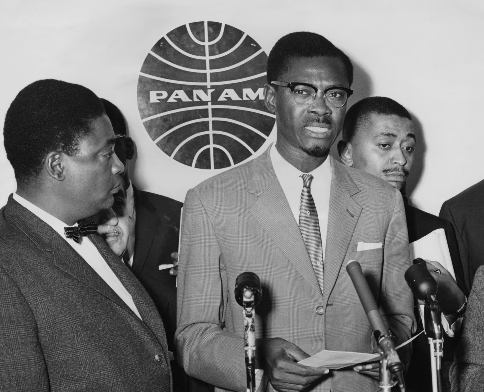 Pictorial Parade/Archive Photos/Getty Images The prime minister of the Congo, Patrice Lumumba, at New York's Idlewild Airport, August 2, 1960.