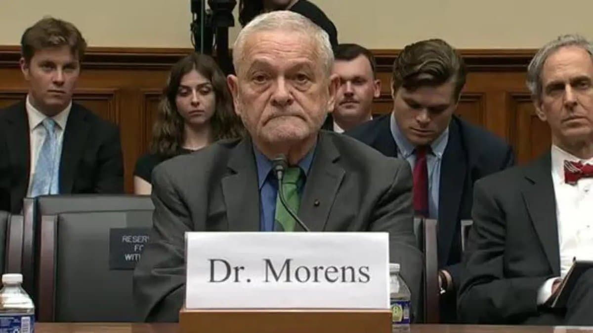 Via X Dr. David M. Morens testifies before the House Select Subcommittee on the Coronavirus Pandemic at Washington, D.C., on May 22, 2024.